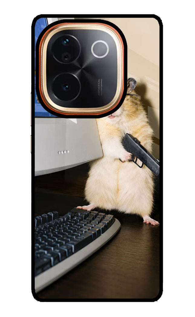 Hacker Hamster Vivo T3 Pro 5G Glass Case