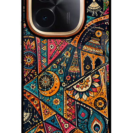 Folk Print Vivo T3 Pro 5G Glass Case