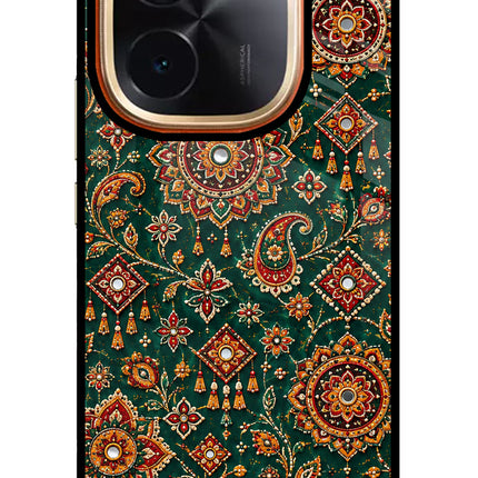 Green Pataka Vivo T3 Pro 5G Glass Case