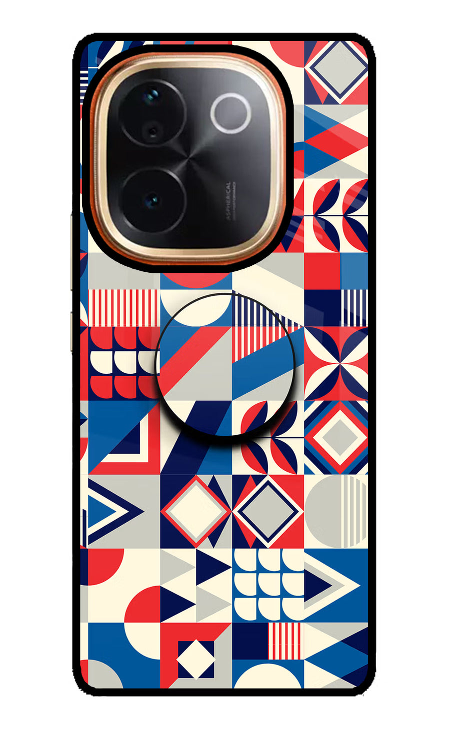 Colorful Pattern Vivo T3 Pro 5G Pop Case, Glass case