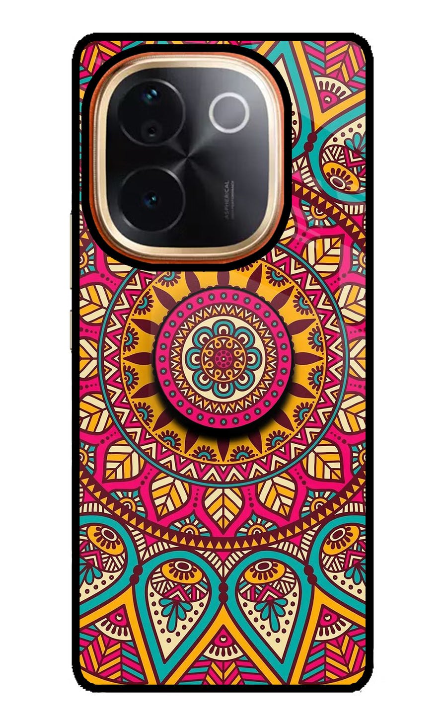 Mandala Vivo T3 Pro 5G Pop Case, Glass case