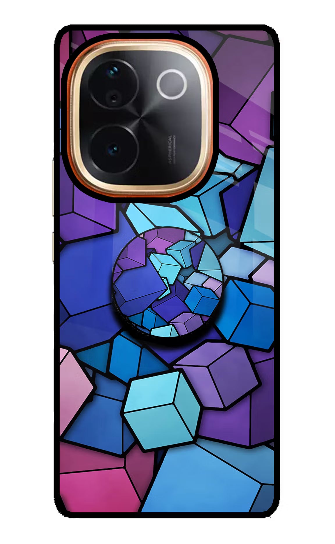 Cubic Abstract Vivo T3 Pro 5G Pop Case by Casekaro