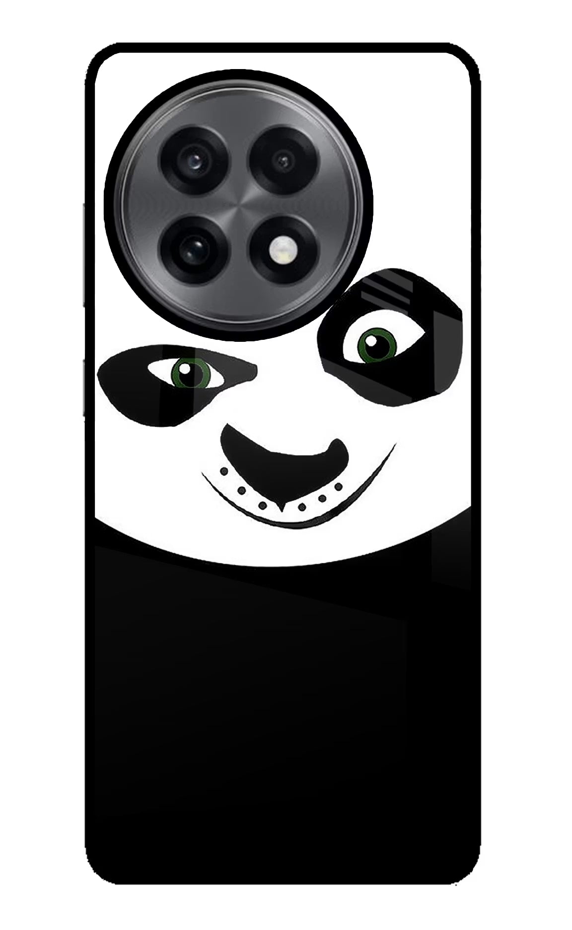 Panda OnePlus 13R Glass Case Back Cover by Casekaro