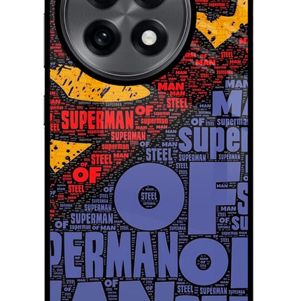 Superman OnePlus 13R Glass Case Back Cover by Casekaro