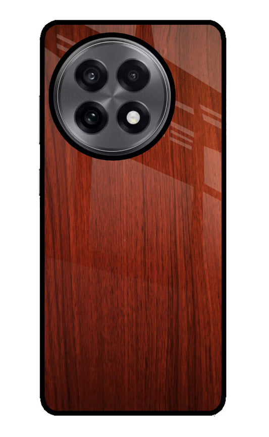 Wooden Plain Pattern OnePlus 13R Glass Case
