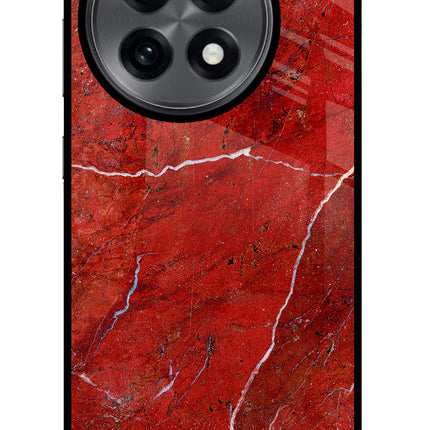 Red Marble Design OnePlus 13R Glass Case