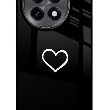 Heart OnePlus 13R Glass Case