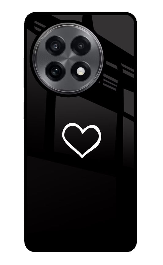 Heart OnePlus 13R Glass Case