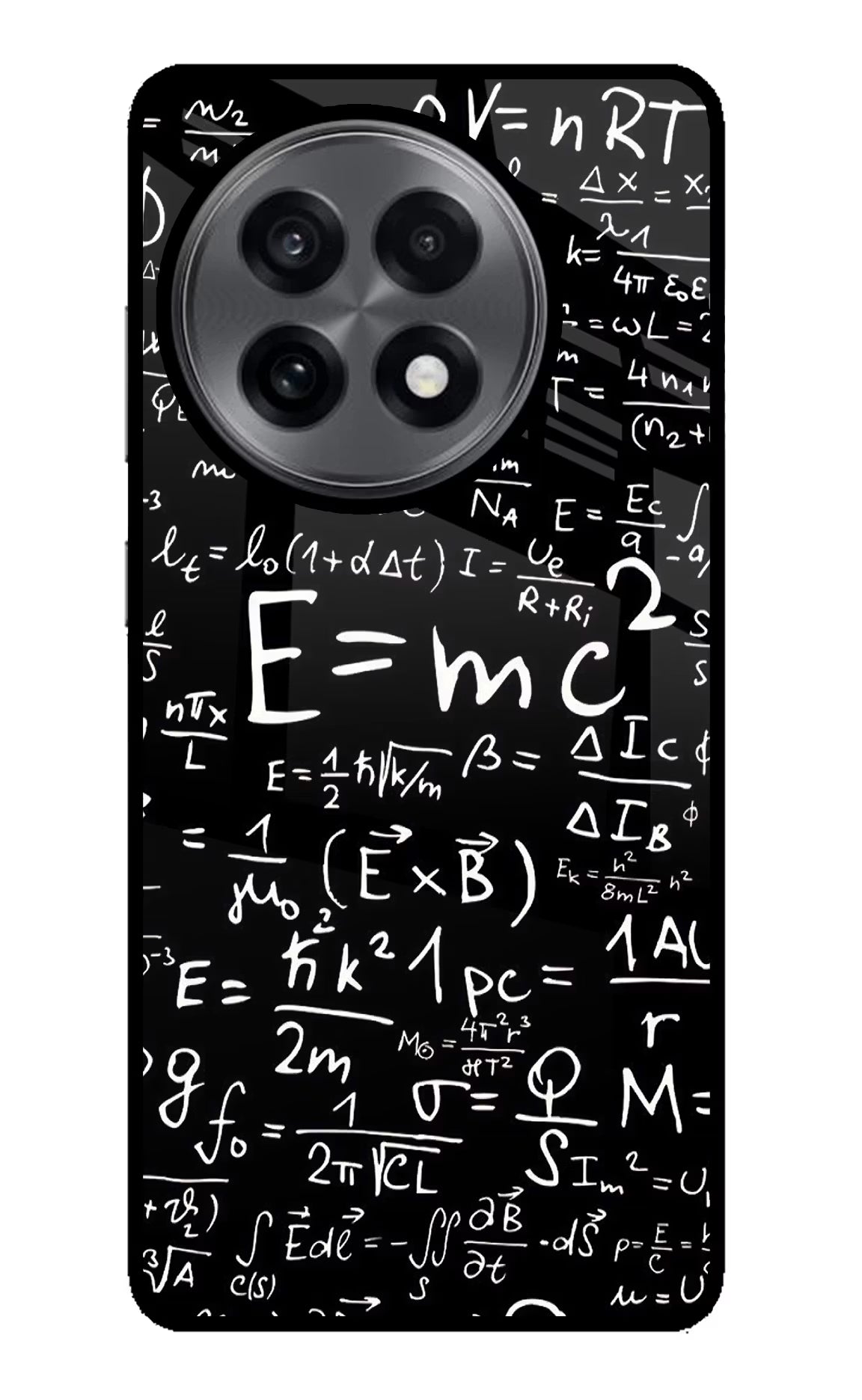 Physics Formula OnePlus 13R Glass Case Back Cover by Casekaro