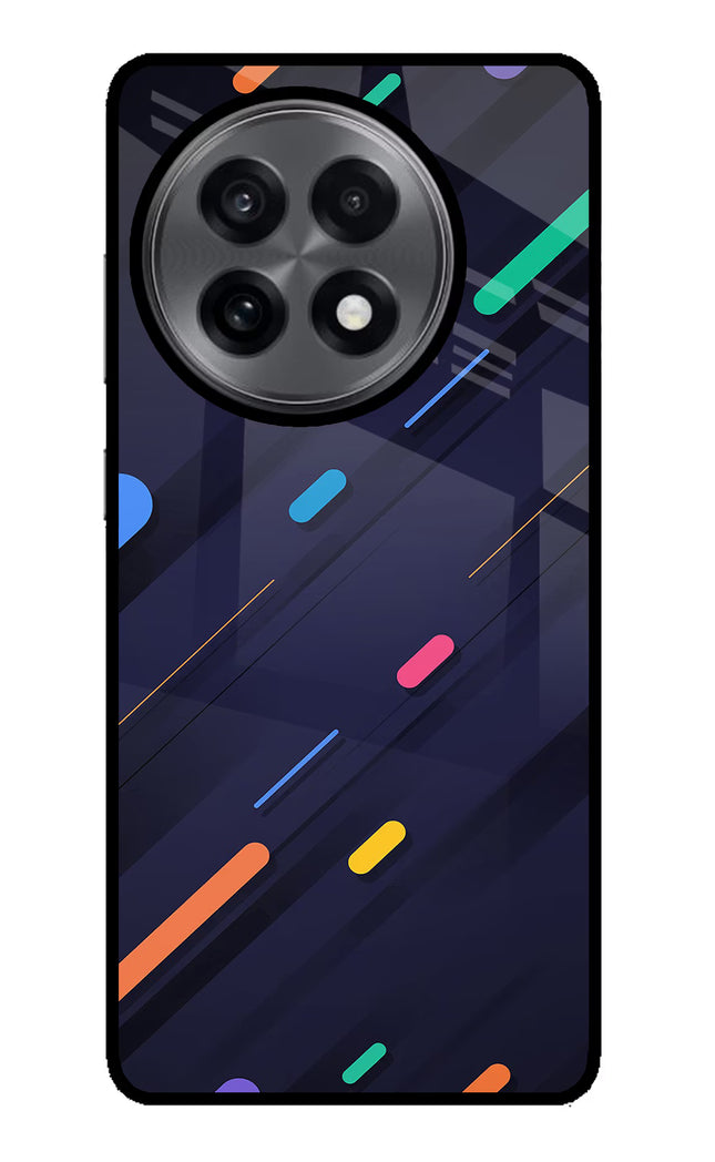 Abstract Design OnePlus 13R Glass Case