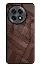 Wooden Texture Design OnePlus 13R Glass Case
