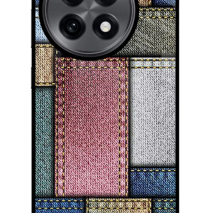 Multicolor Jeans OnePlus 13R Glass Case