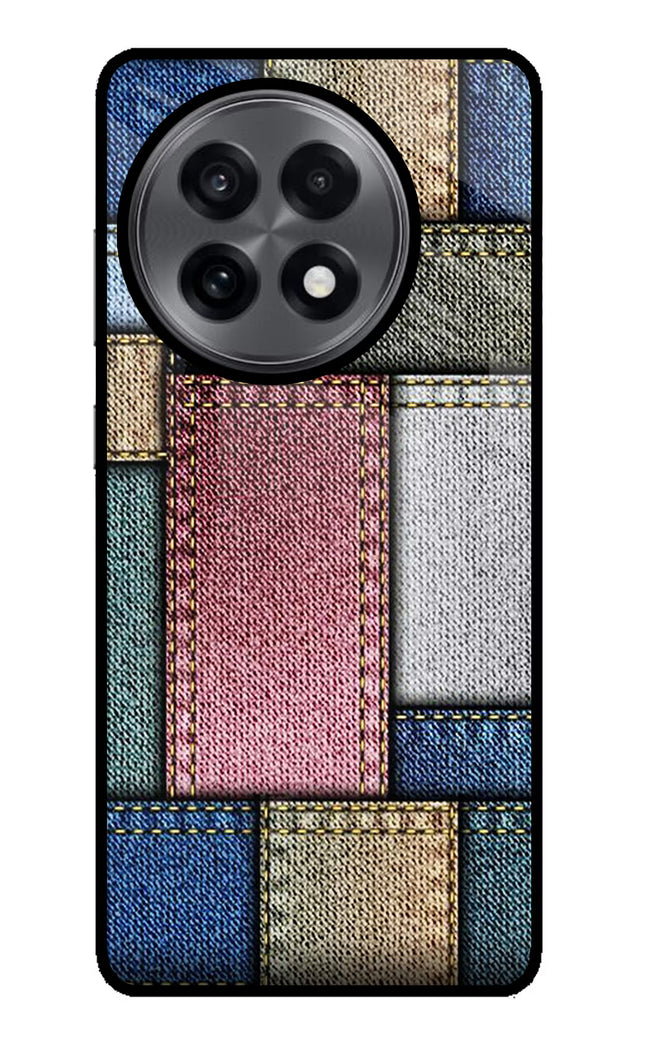 Multicolor Jeans OnePlus 13R Glass Case