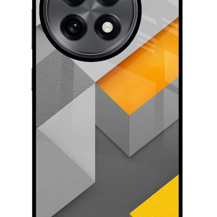 Abstract OnePlus 13R Glass Case Back Cover by Casekaro