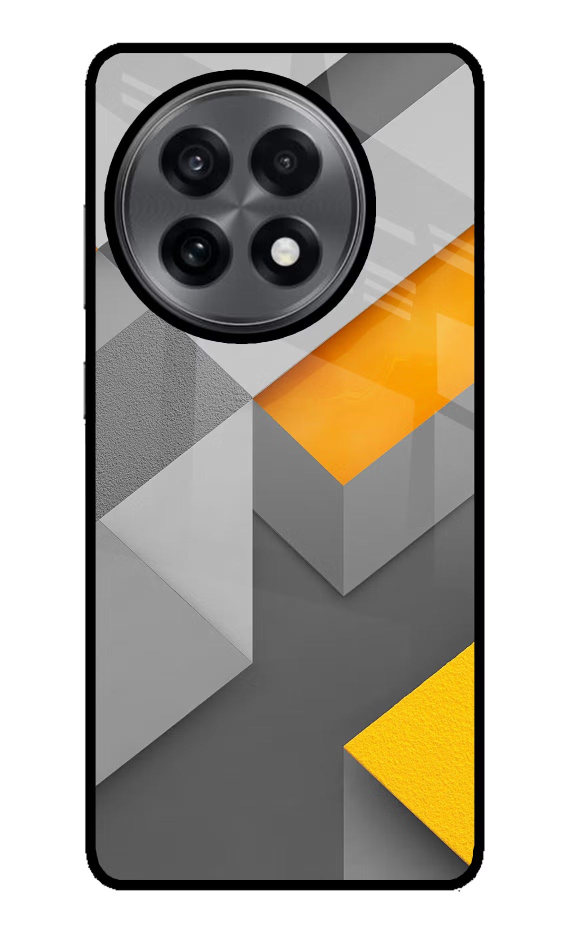 Abstract OnePlus 13R Glass Case Back Cover by Casekaro