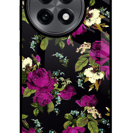 Flowers OnePlus 13R Glass Case