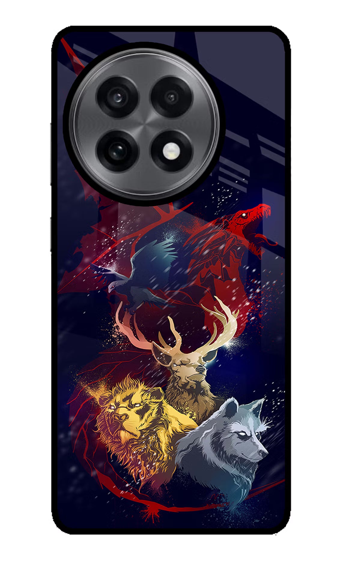 Game Of Thrones OnePlus 13R Glass Case Back Cover by Casekaro