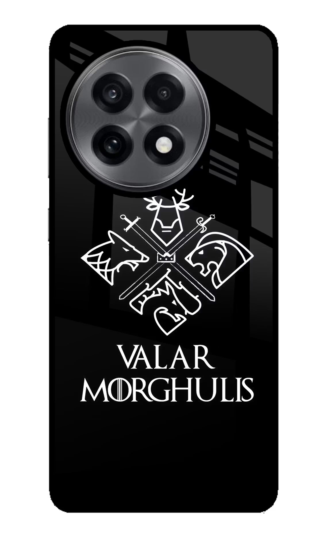 Valar Morghulis | Game Of Thrones OnePlus 13R Glass Case Back Cover by Casekaro