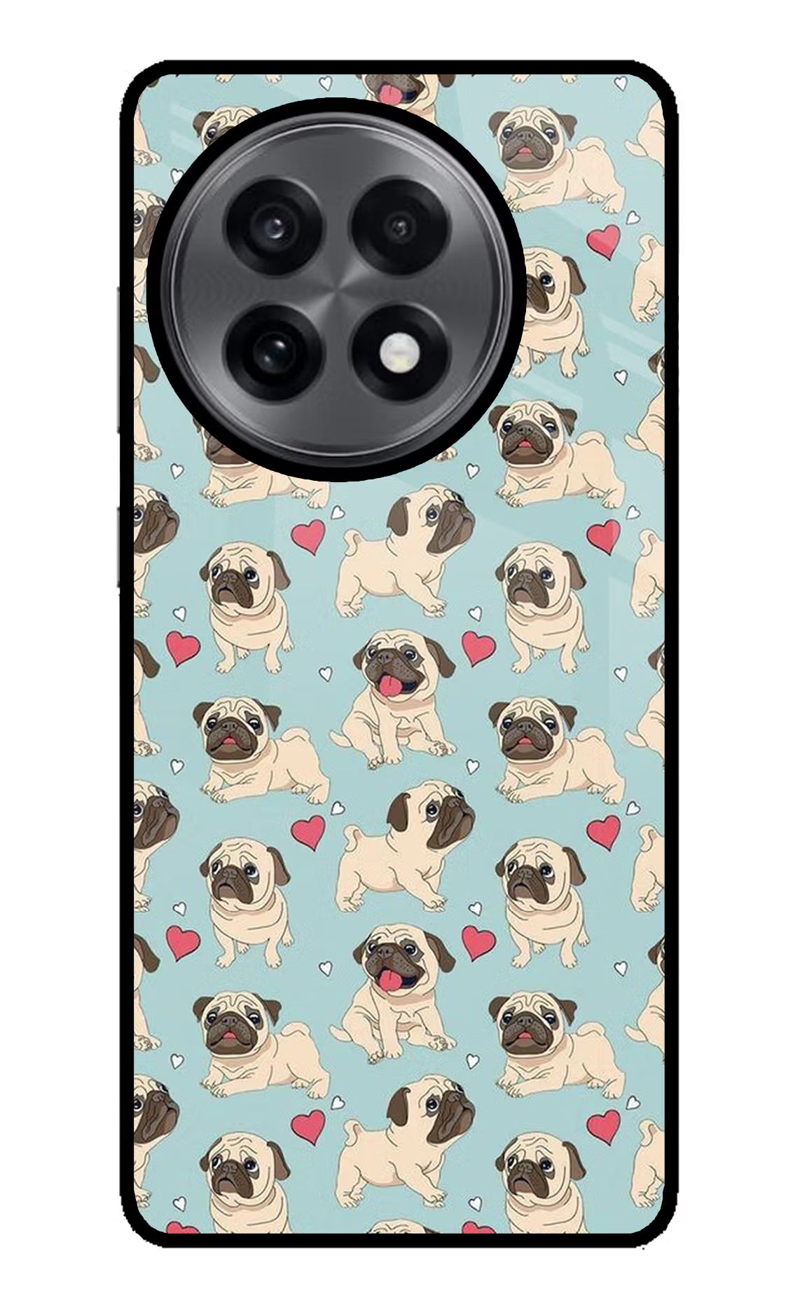 Pug Dog OnePlus 13R Glass Case