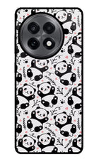 Cute Panda OnePlus 13R Glass Case