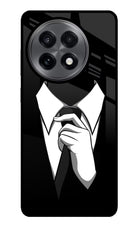Black Tie OnePlus 13R Glass Case