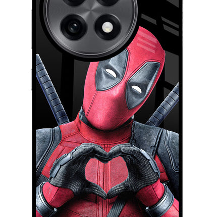 Deadpool OnePlus 13R Glass Case Back Cover by Casekaro