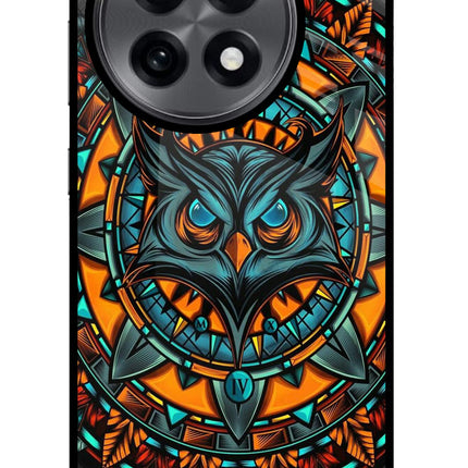 Angry Owl Art OnePlus 13R Glass Case