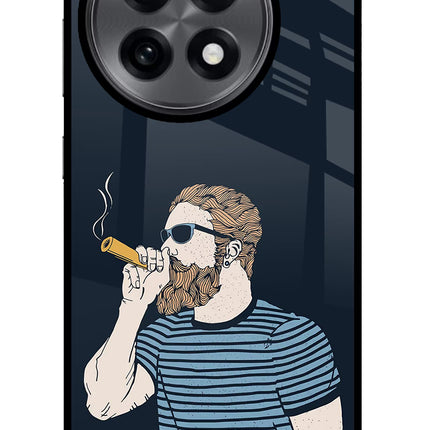 Smoking OnePlus 13R Glass Case