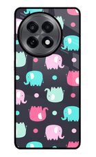 Elephants OnePlus 13R Glass Case