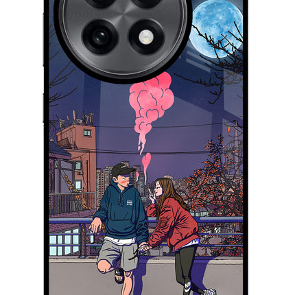 Chilling Couple OnePlus 13R Glass Case