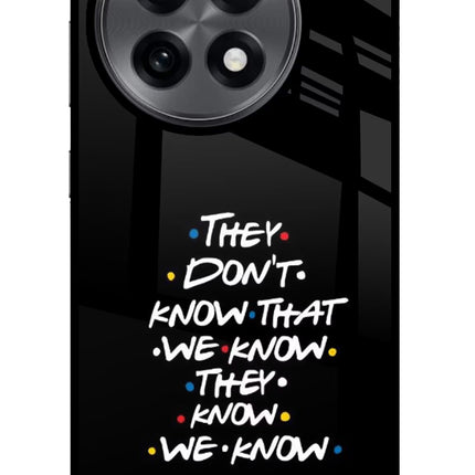 FRIENDS Dialogue OnePlus 13R Glass Case