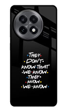 FRIENDS Dialogue OnePlus 13R Glass Case