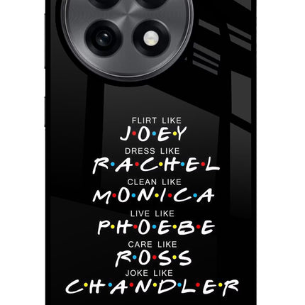 FRIENDS Character OnePlus 13R Glass Case