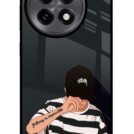 Aesthetic Boy OnePlus 13R Glass Case