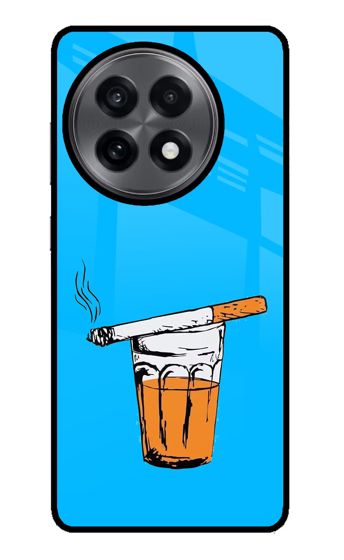 Chai Sutta OnePlus 13R Glass Case Back Cover by Casekaro