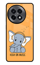 High On Music OnePlus 13R Glass Case