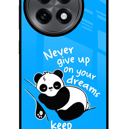 Keep Sleeping OnePlus 13R Glass Case Back Cover by Casekaro