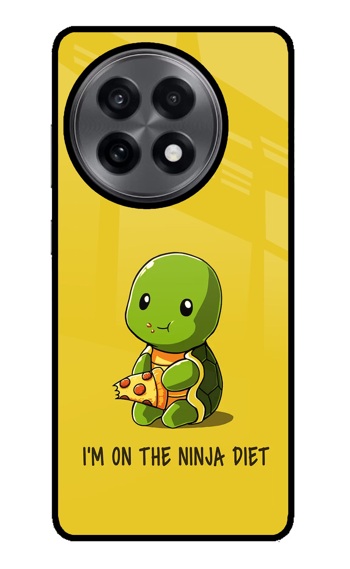 I'm on Ninja Diet OnePlus 13R Glass Case Back Cover by Casekaro