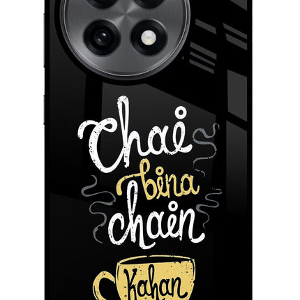 Chai Bina Chain Kaha Re OnePlus 13R Glass Case