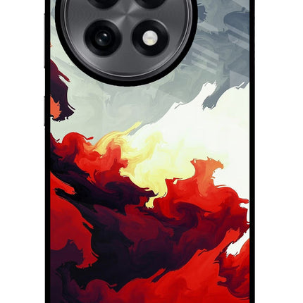 Fire Cloud OnePlus 13R Glass Case
