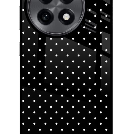 White Dots OnePlus 13R Glass Case