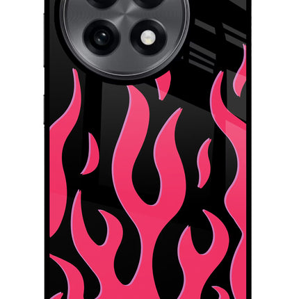 Fire Flames OnePlus 13R Glass Case