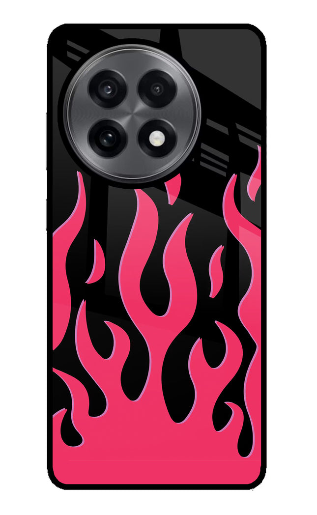 Fire Flames OnePlus 13R Glass Case