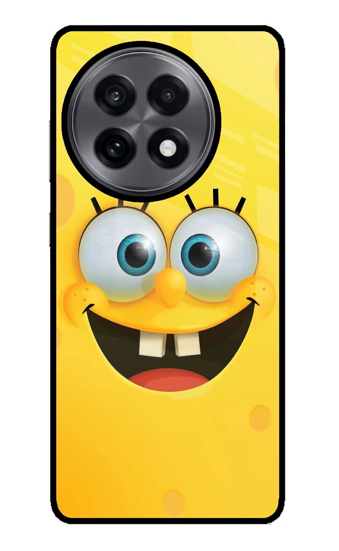 Sponge 1 OnePlus 13R Glass Case Back Cover by Casekaro