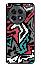 Geometric Graffiti OnePlus 13R Glass Case