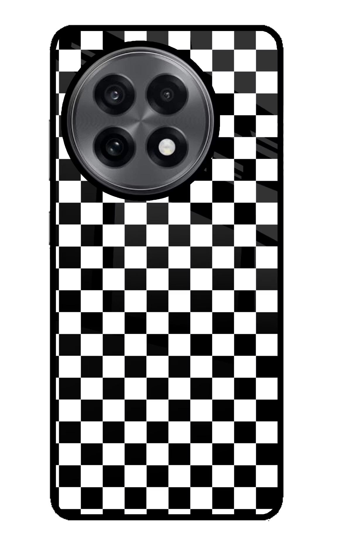 Chess Board OnePlus 13R Glass Case Back Cover by Casekaro