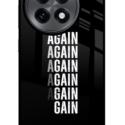 Again Again Gain OnePlus 13R Glass Case