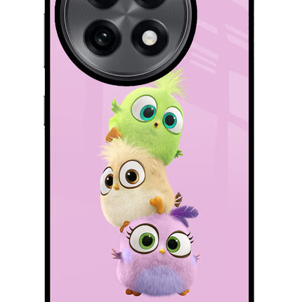 Cute Little Birds OnePlus 13R Glass Case