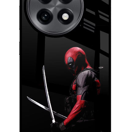 Deadpool OnePlus 13R Glass Case Back Cover by Casekaro