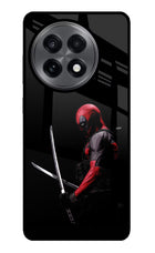 Deadpool OnePlus 13R Glass Case Back Cover by Casekaro